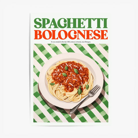 Affiche Et Tableau Cuisine Spaghetti Bolognese