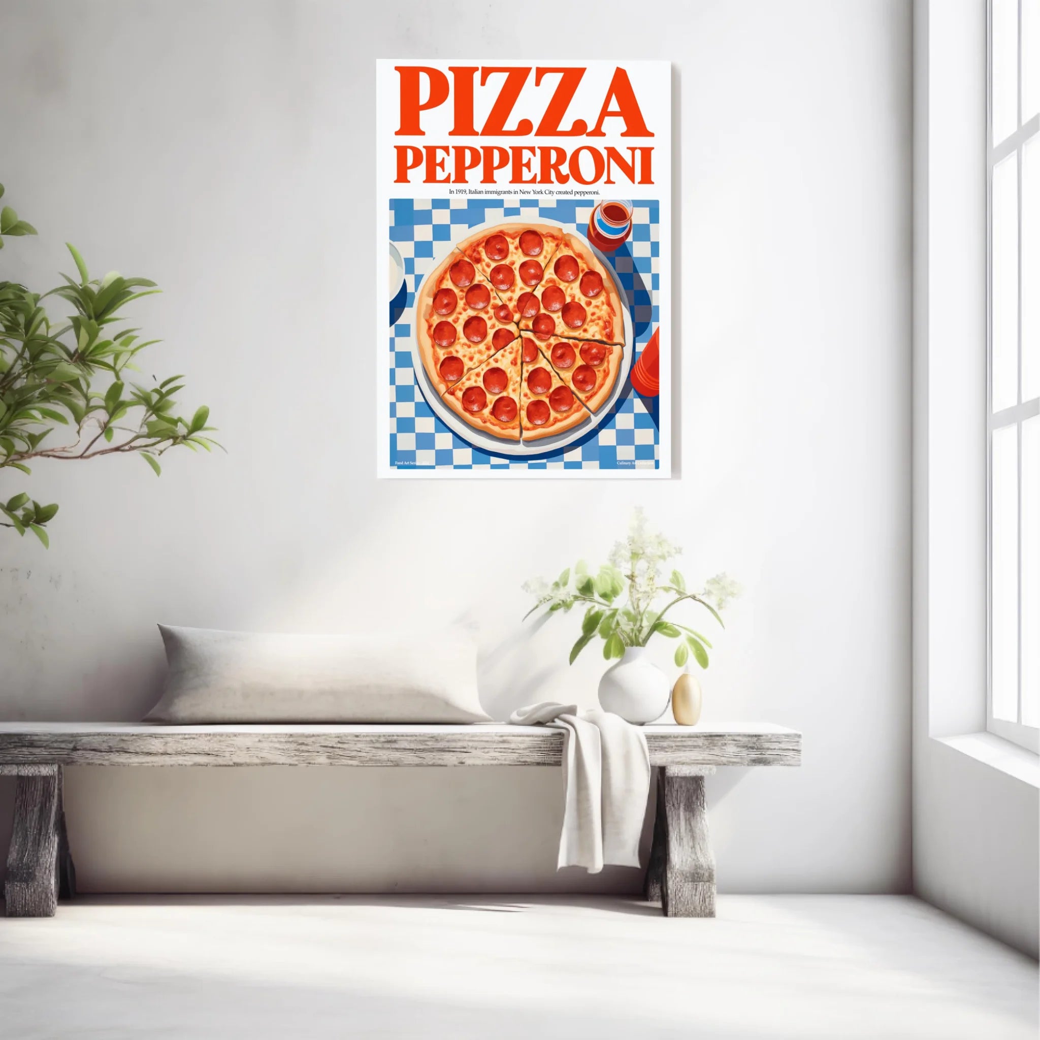 Affiche Et Tableau Cuisine Pizza Pepperoni