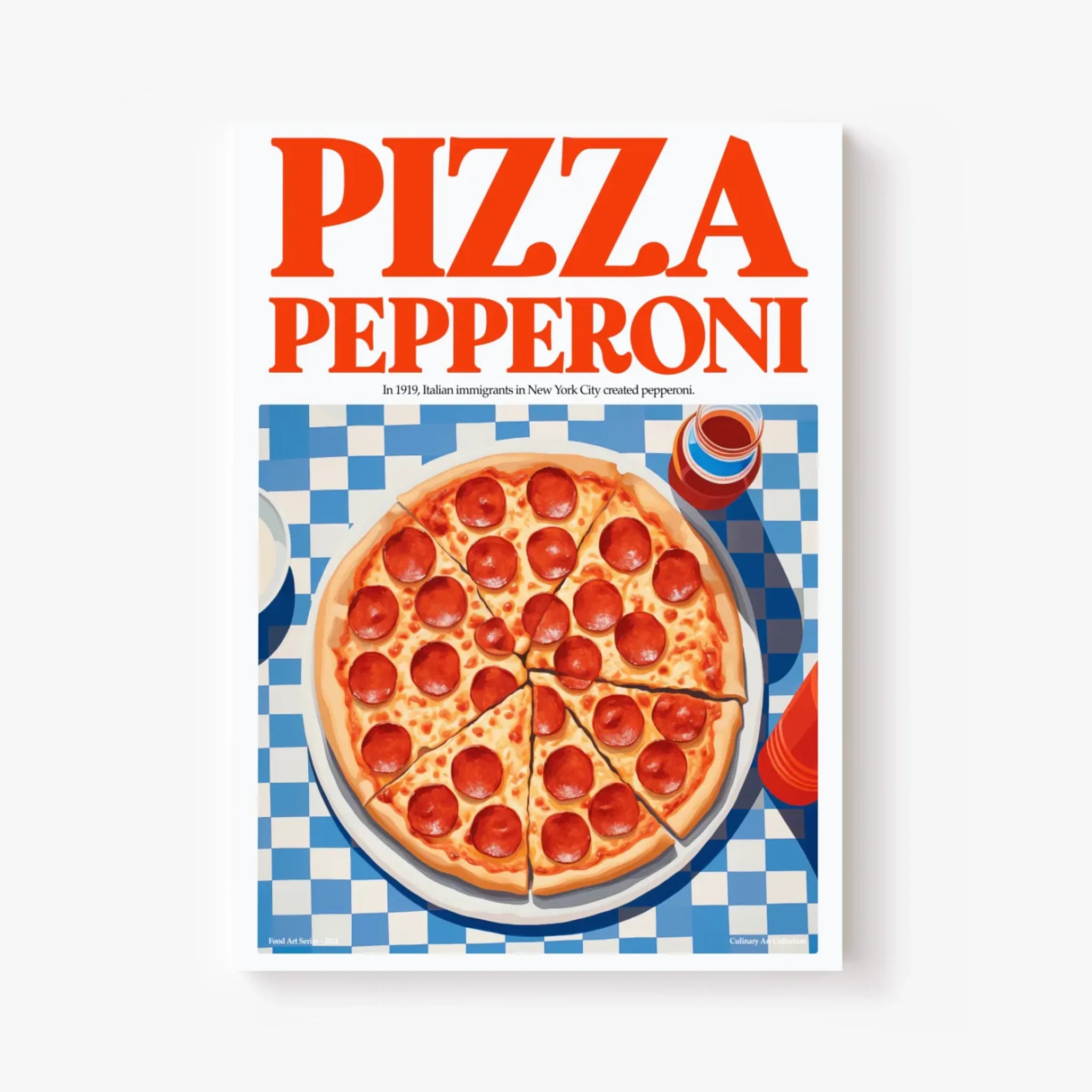 Affiche Et Tableau Cuisine Pizza Pepperoni