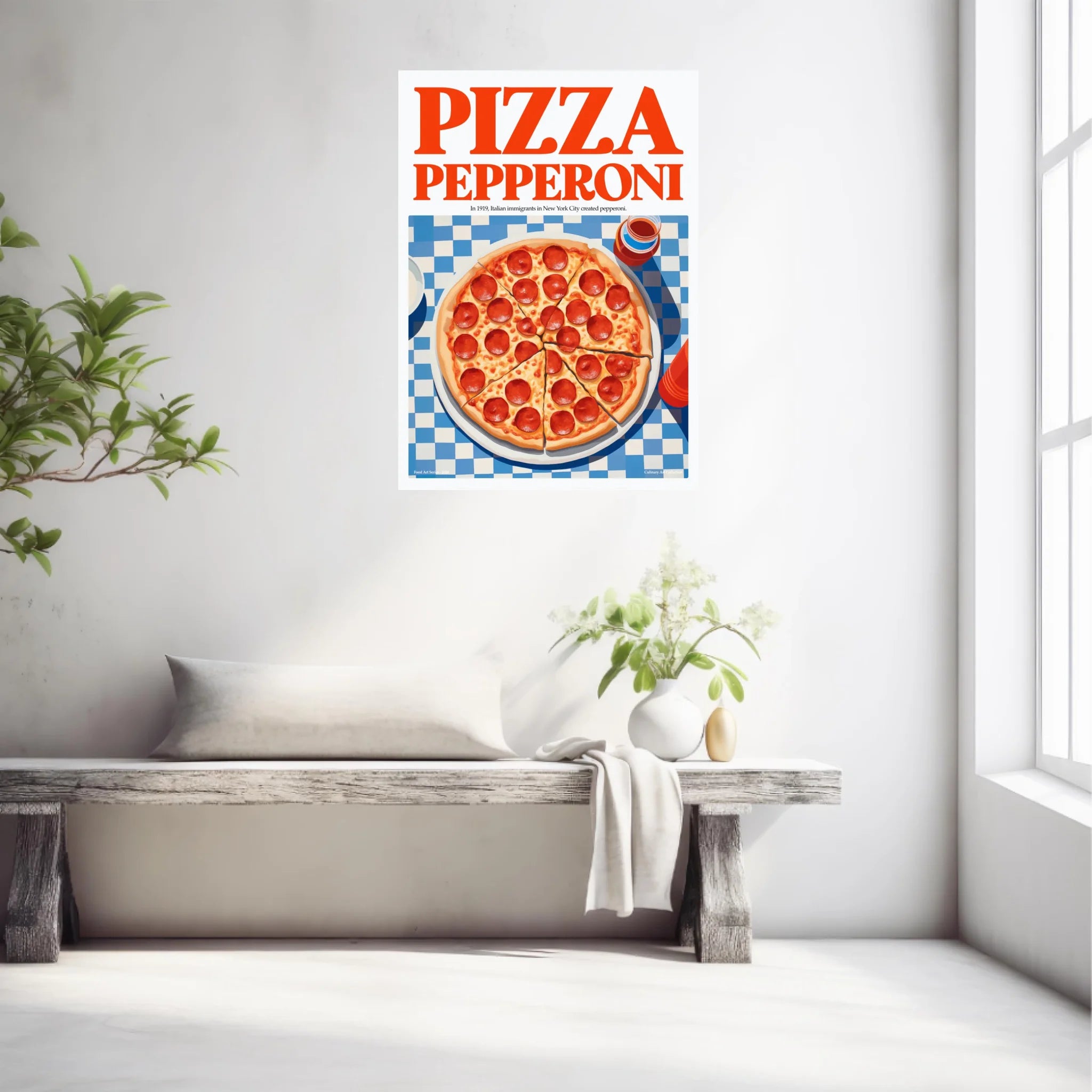 Affiche Et Tableau Cuisine Pizza Pepperoni