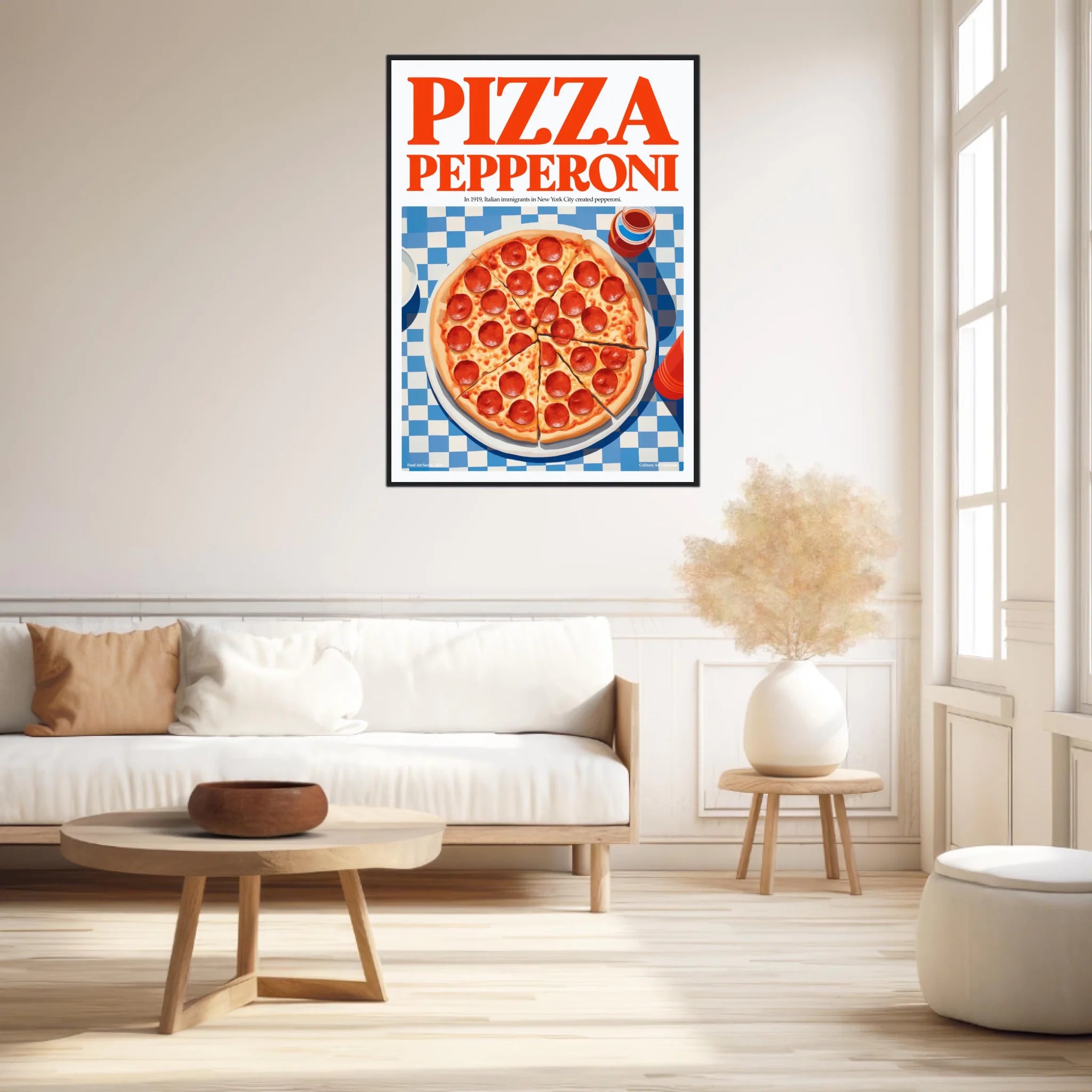 Affiche Et Tableau Cuisine Pizza Pepperoni