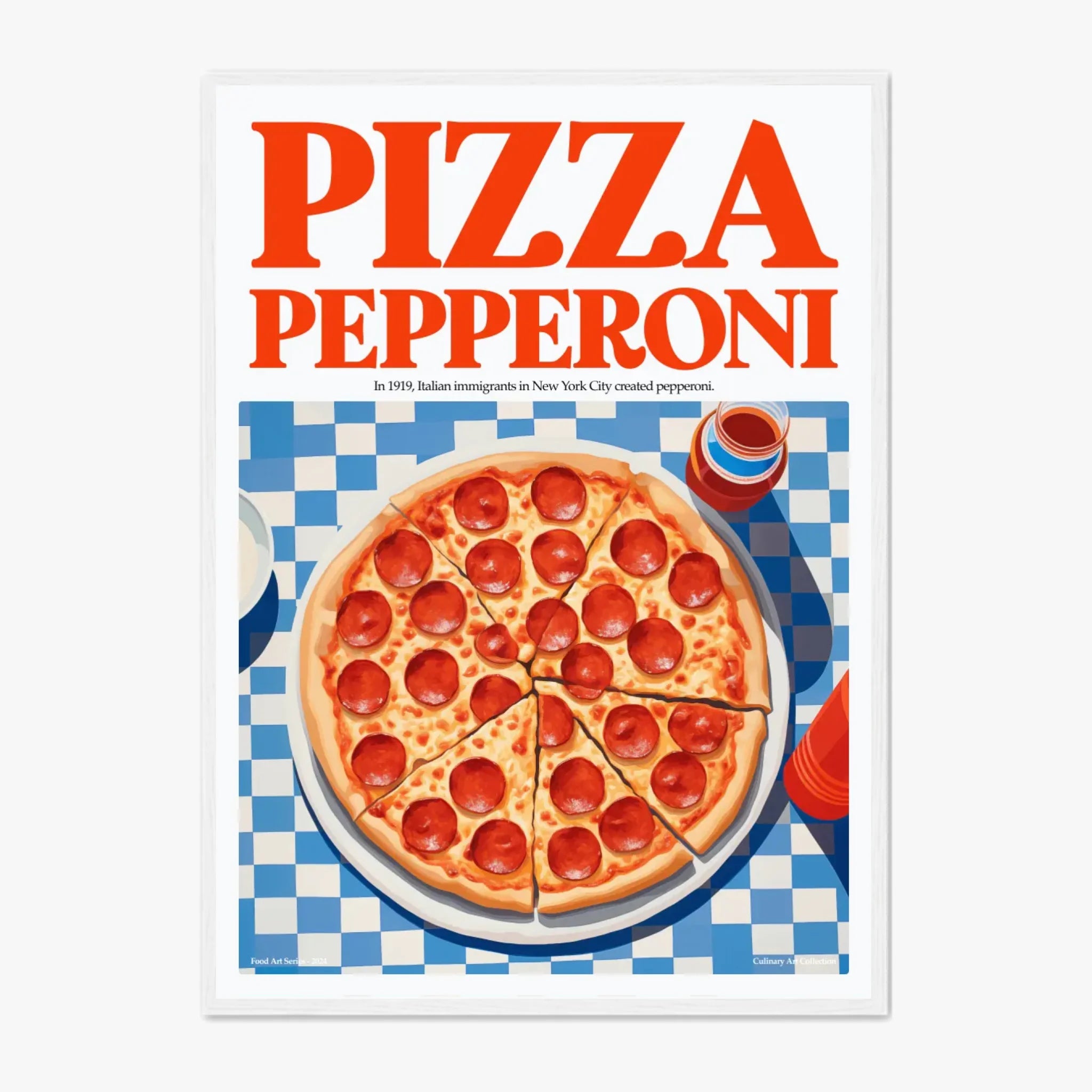 Affiche Et Tableau Cuisine Pizza Pepperoni