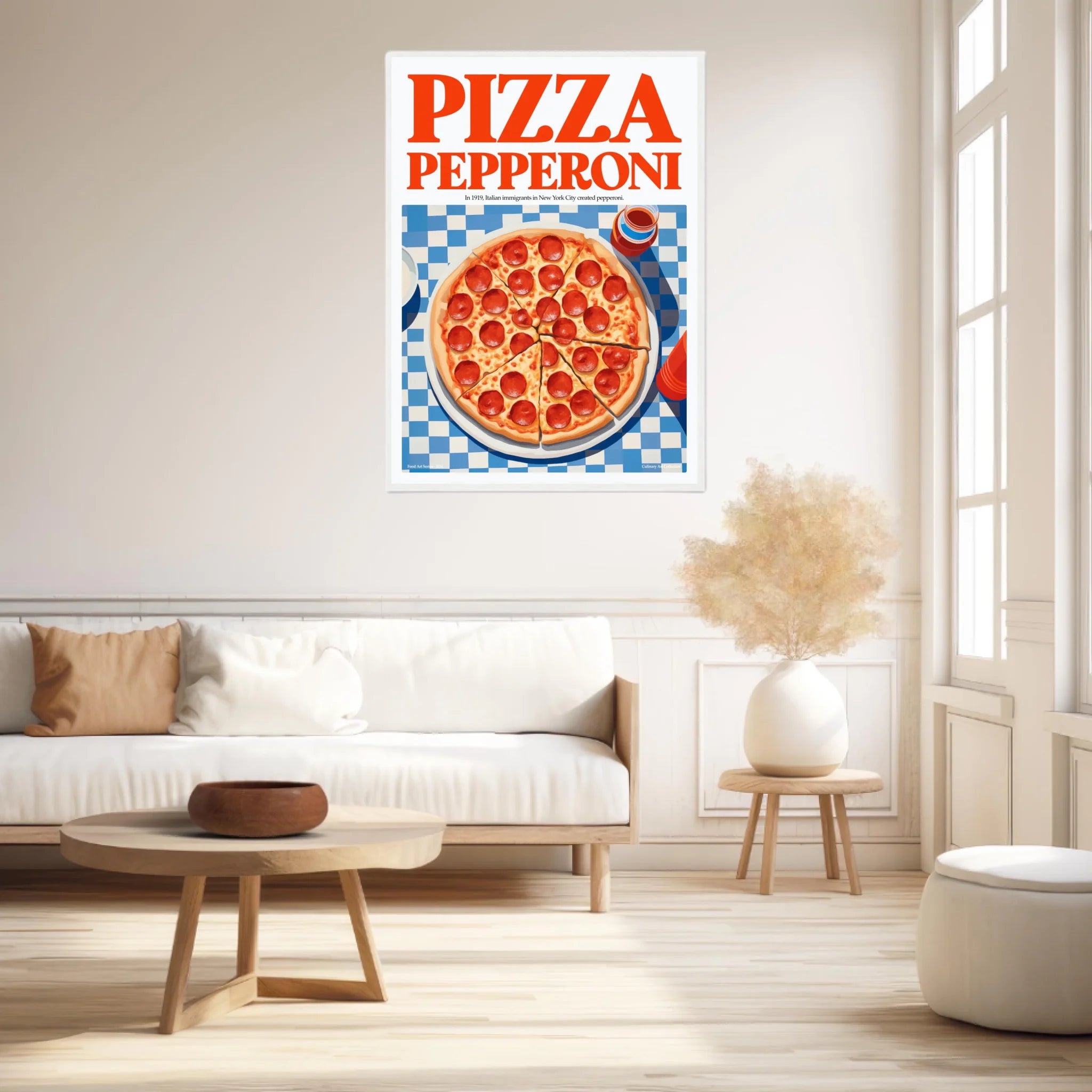 Affiche Et Tableau Cuisine Pizza Pepperoni