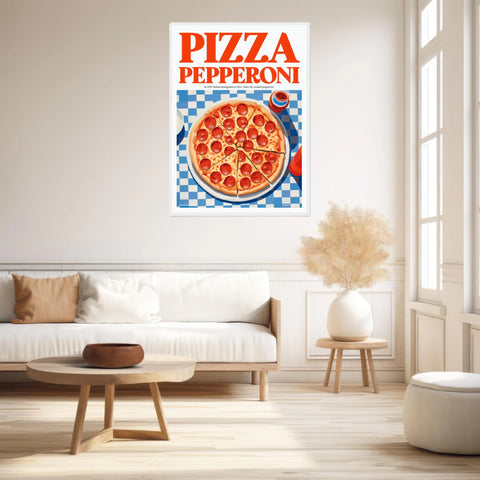 Affiche Et Tableau Cuisine Pizza Pepperoni