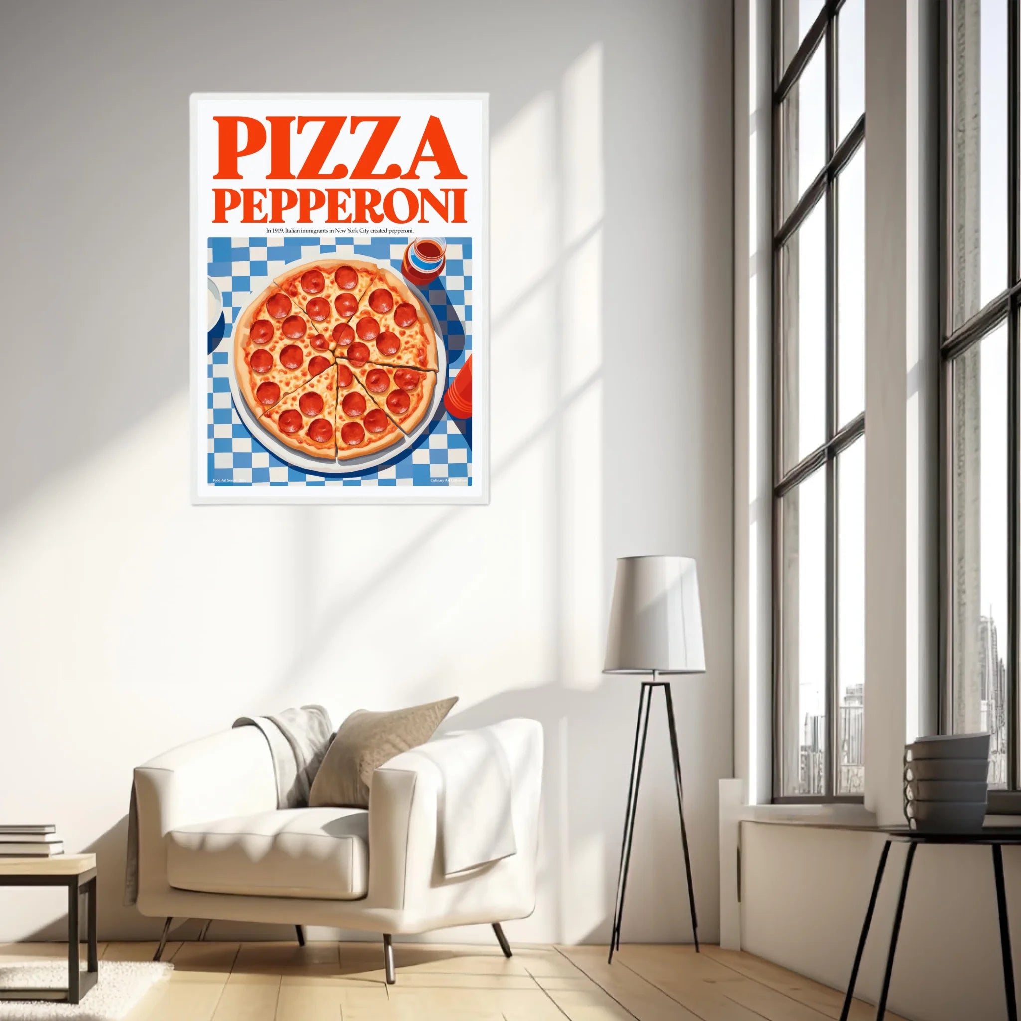 Affiche Et Tableau Cuisine Pizza Pepperoni