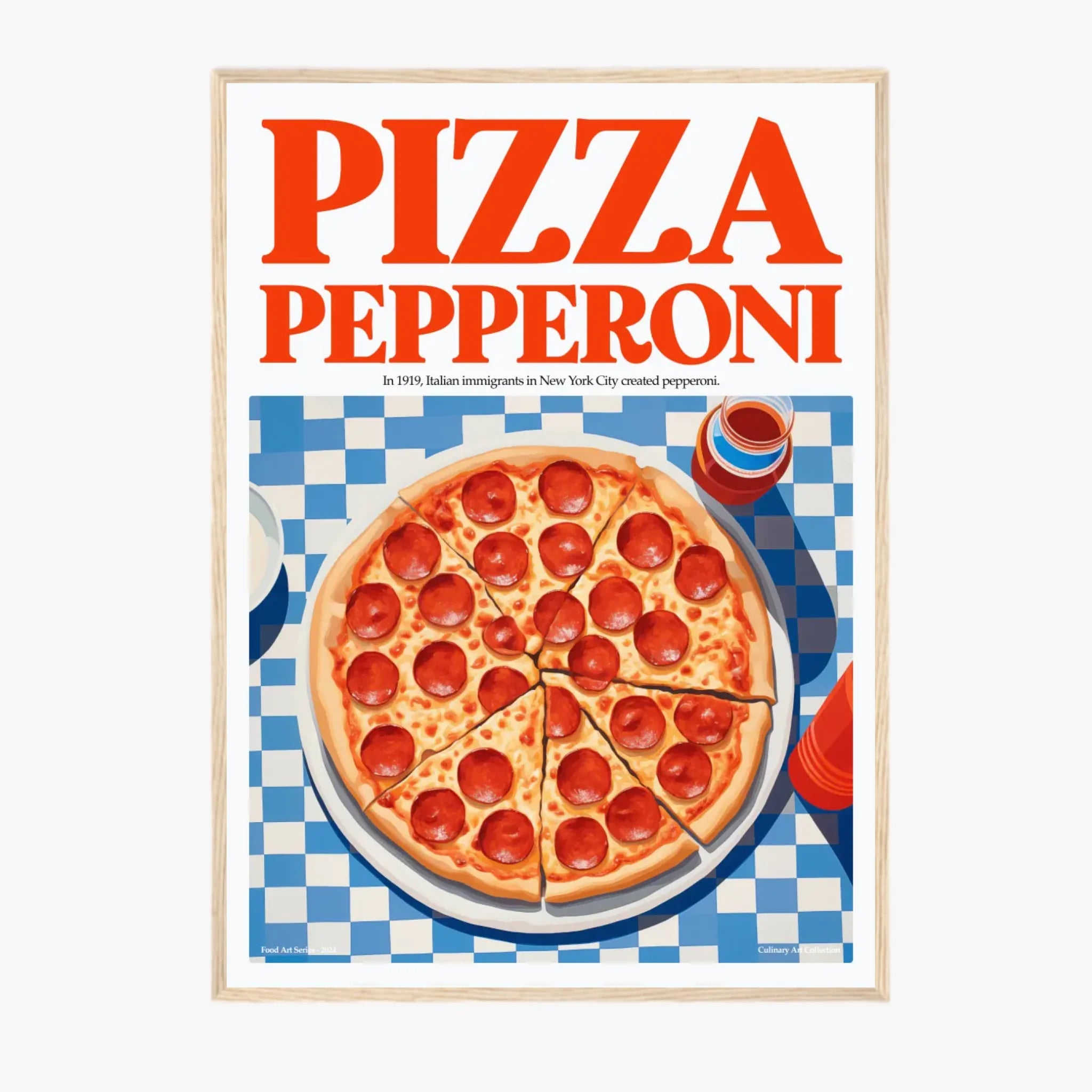 Affiche Et Tableau Cuisine Pizza Pepperoni