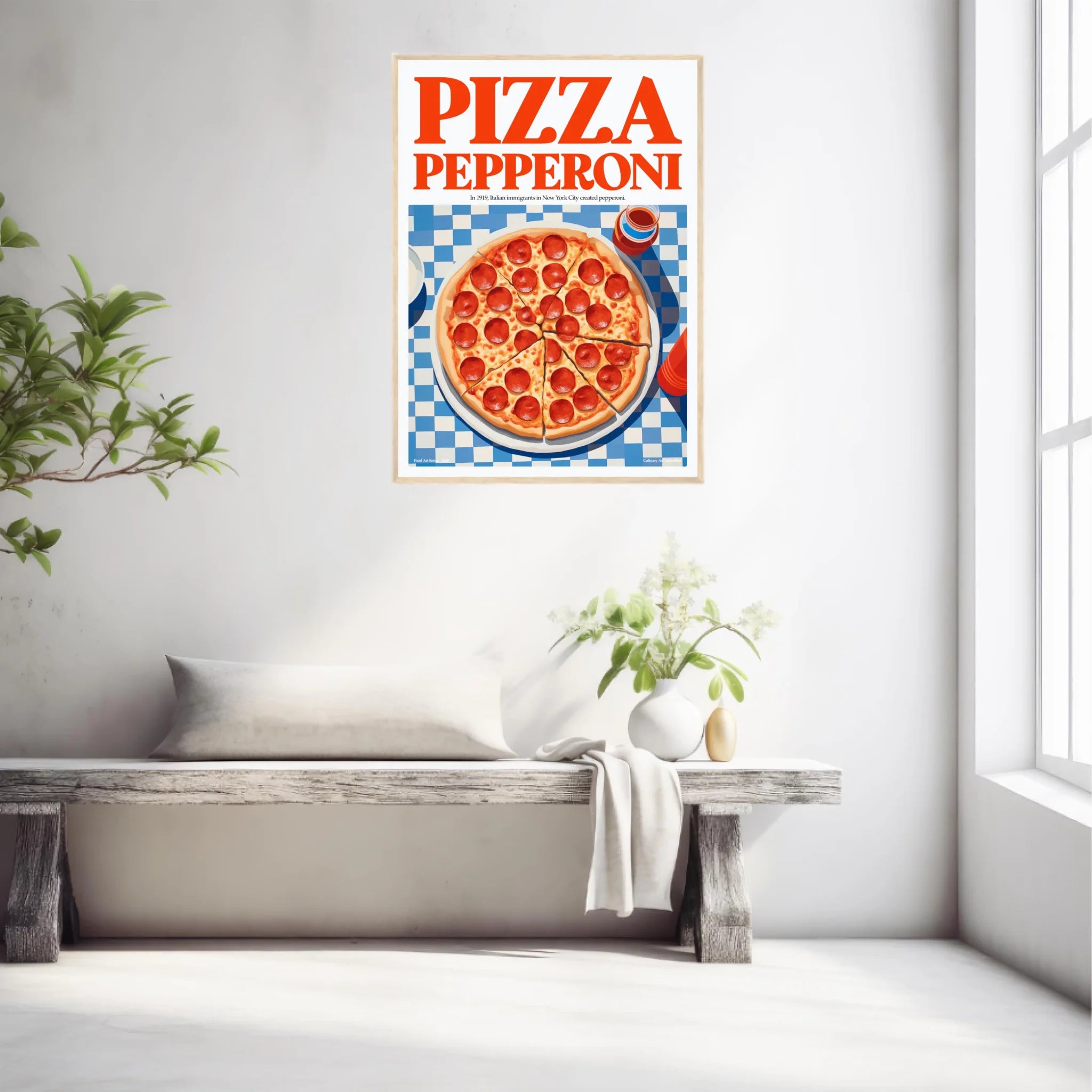 Affiche Et Tableau Cuisine Pizza Pepperoni