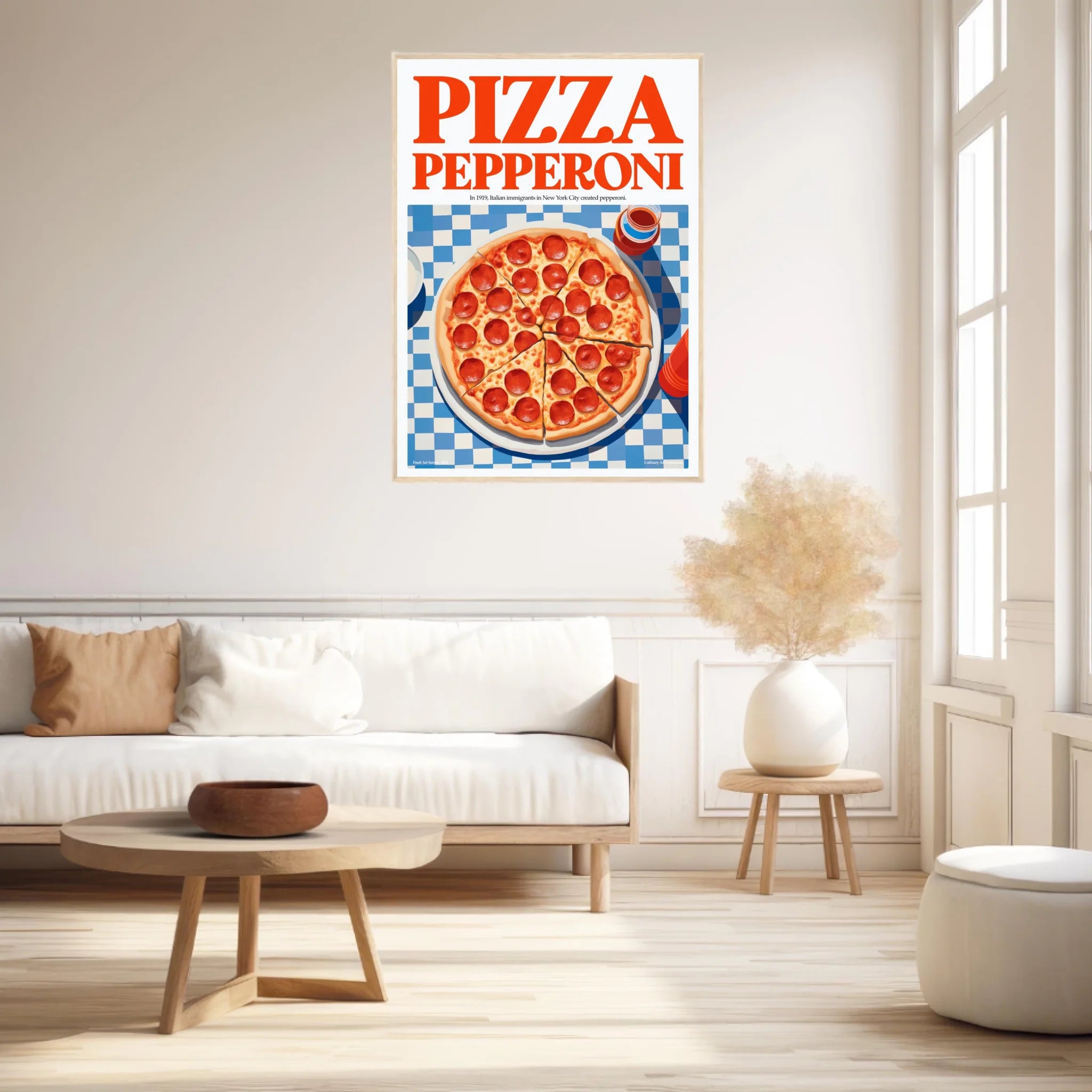 Affiche Et Tableau Cuisine Pizza Pepperoni