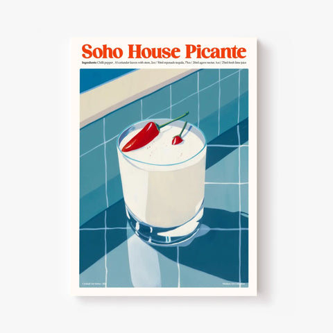 Affiche Et Tableau Cuisine Cocktail Soho House Picante