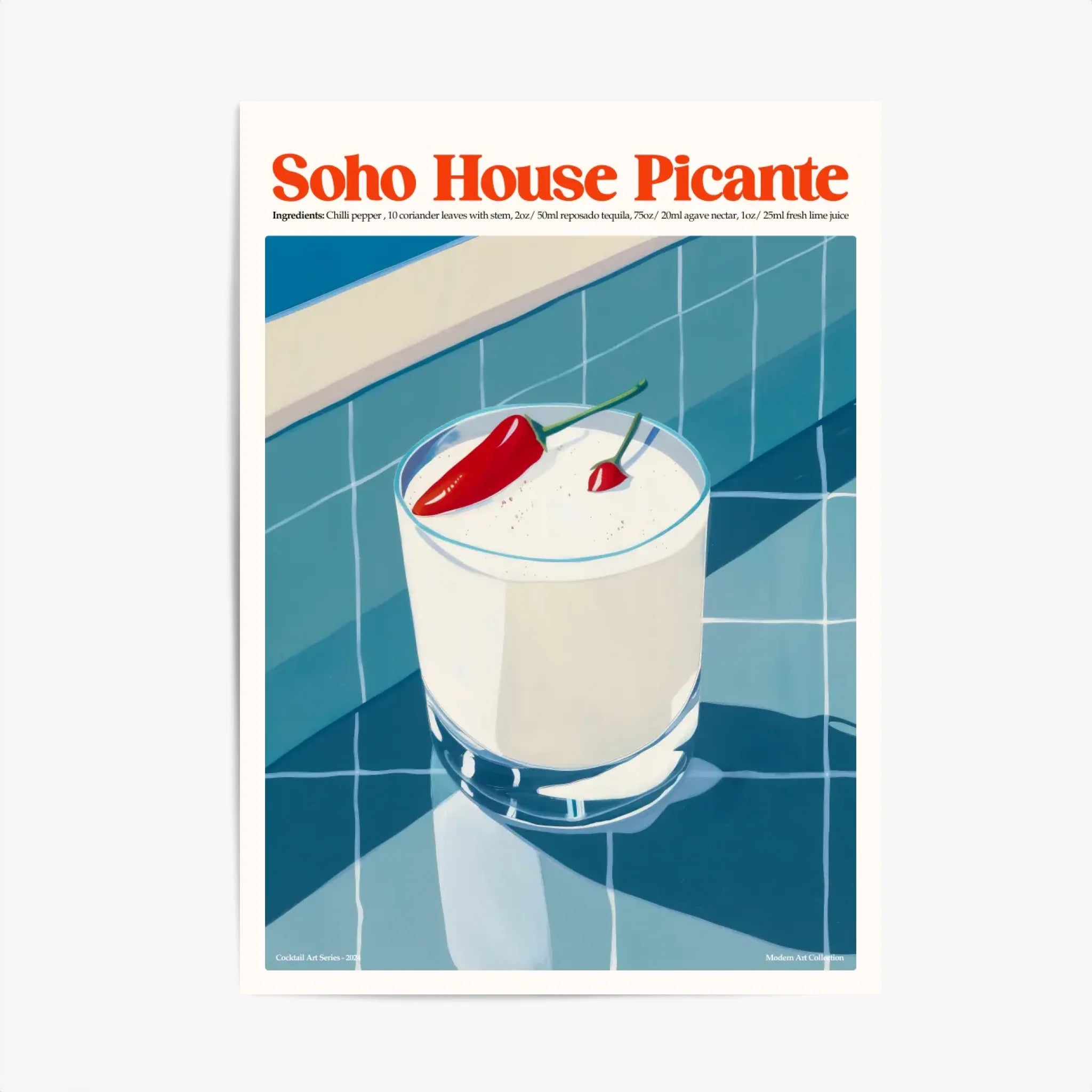 Affiche Et Tableau Cuisine Cocktail Soho House Picante