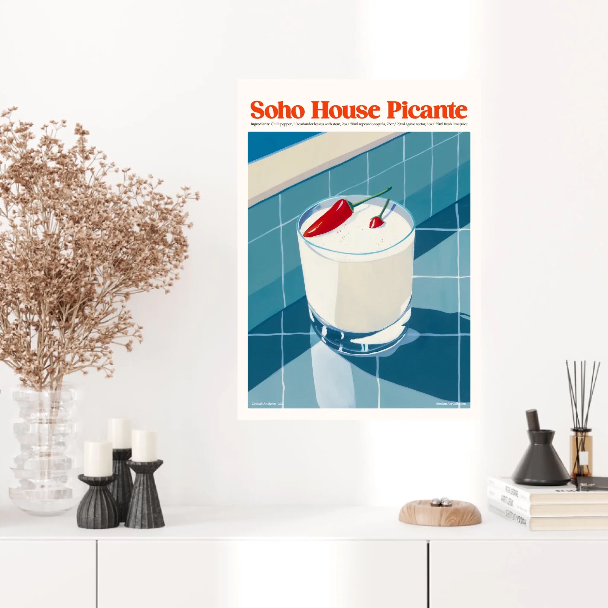 Affiche Et Tableau Cuisine Cocktail Soho House Picante