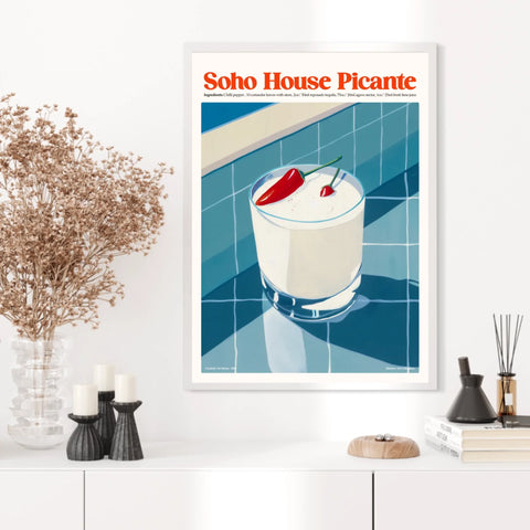 Affiche Et Tableau Cuisine Cocktail Soho House Picante