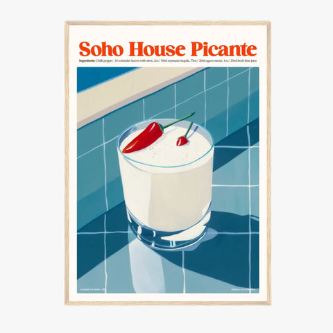 Affiche Et Tableau Cuisine Cocktail Soho House Picante
