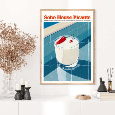 Affiche Et Tableau Cuisine Cocktail Soho House Picante
