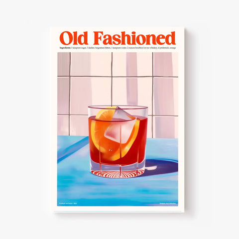 Affiche Et Tableau Cuisine Cocktail Old Fashioned