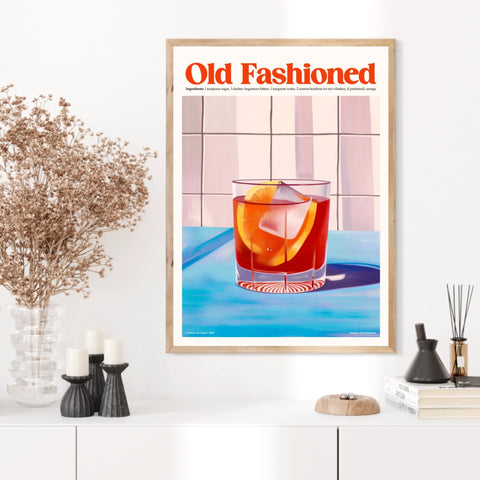 Affiche Et Tableau Cuisine Cocktail Old Fashioned
