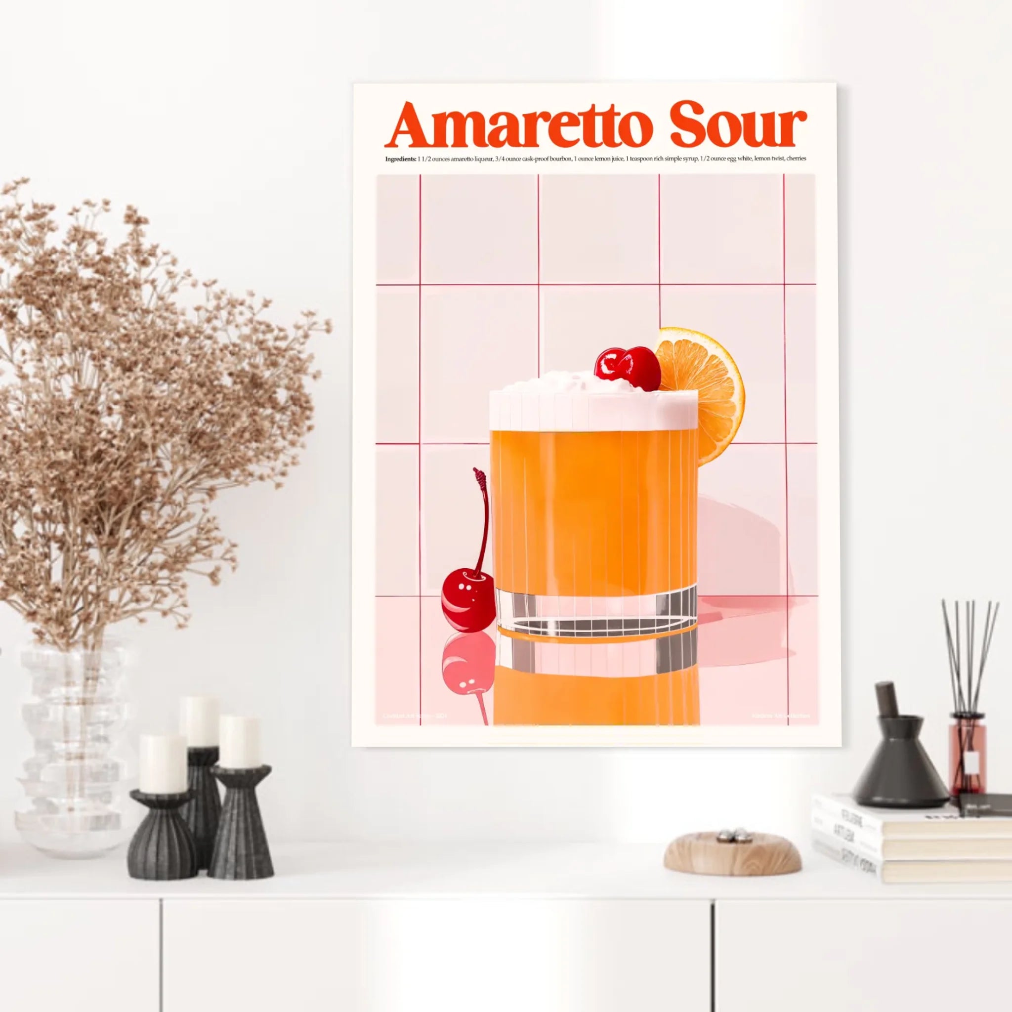 Affiche Et Tableau Cuisine Cocktail Amaretto Sour