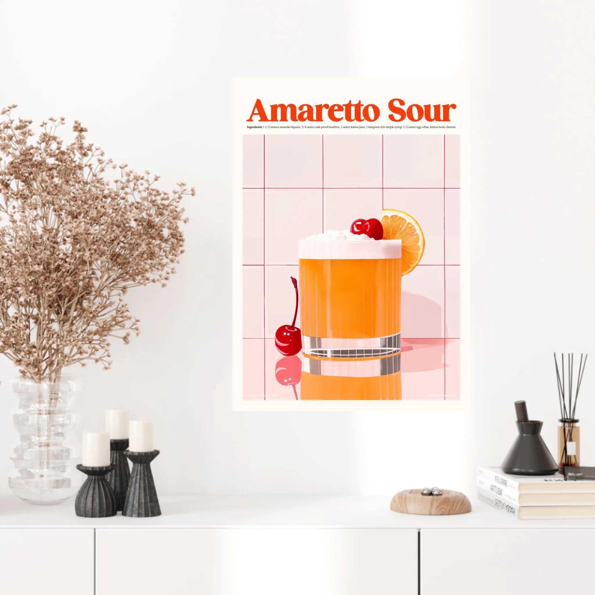Affiche Et Tableau Cuisine Cocktail Amaretto Sour