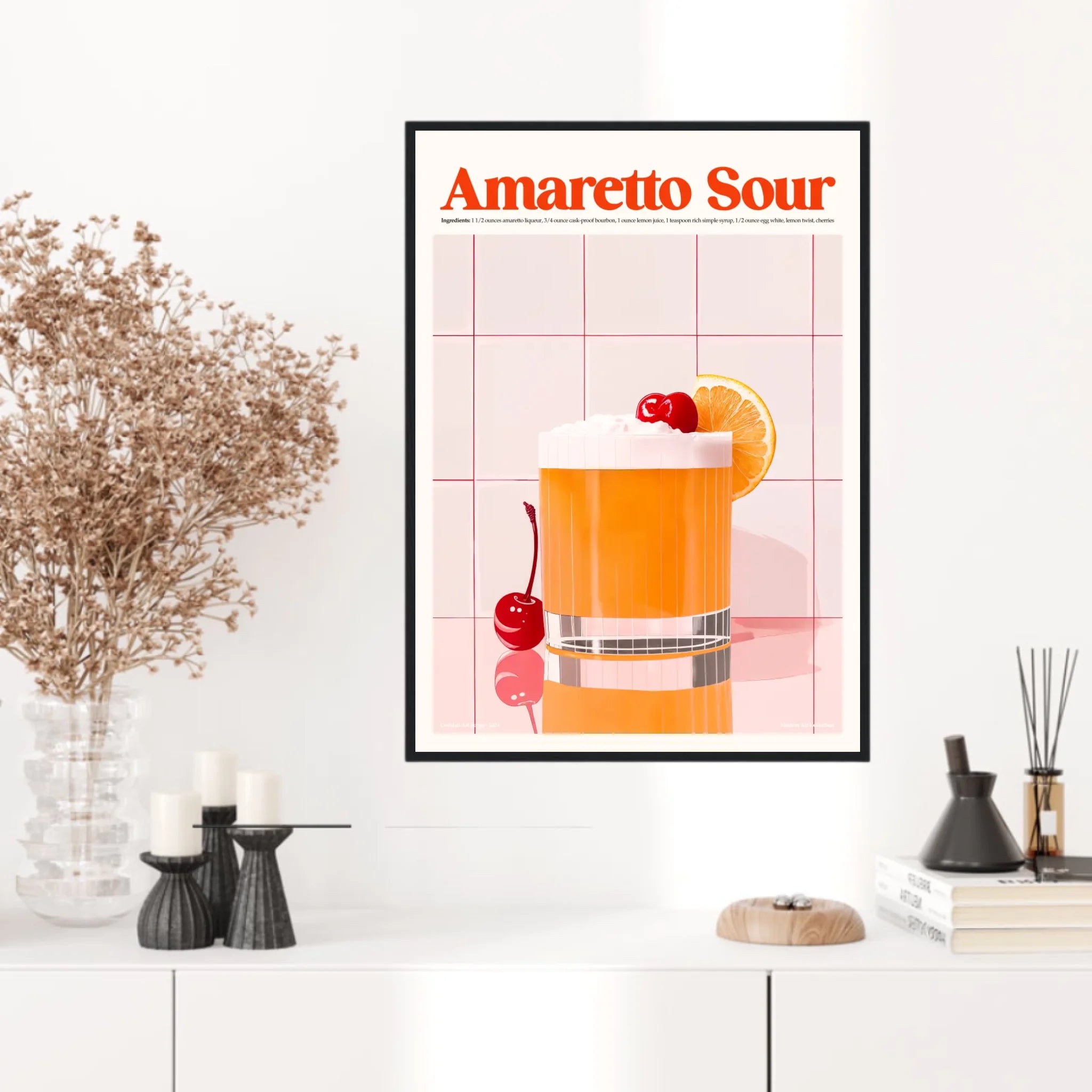 Affiche Et Tableau Cuisine Cocktail Amaretto Sour