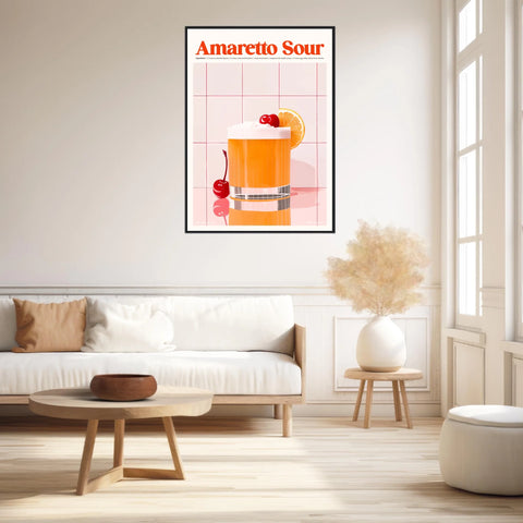 Affiche Et Tableau Cuisine Cocktail Amaretto Sour