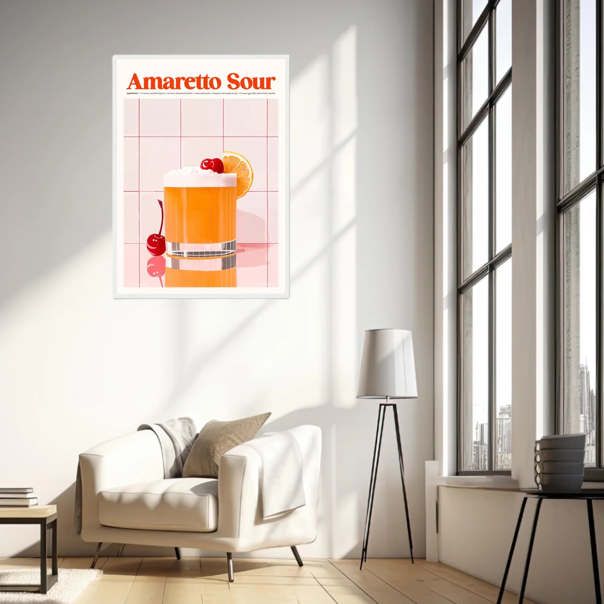 Affiche Et Tableau Cuisine Cocktail Amaretto Sour