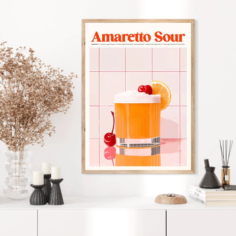 Affiche Et Tableau Cuisine Cocktail Amaretto Sour