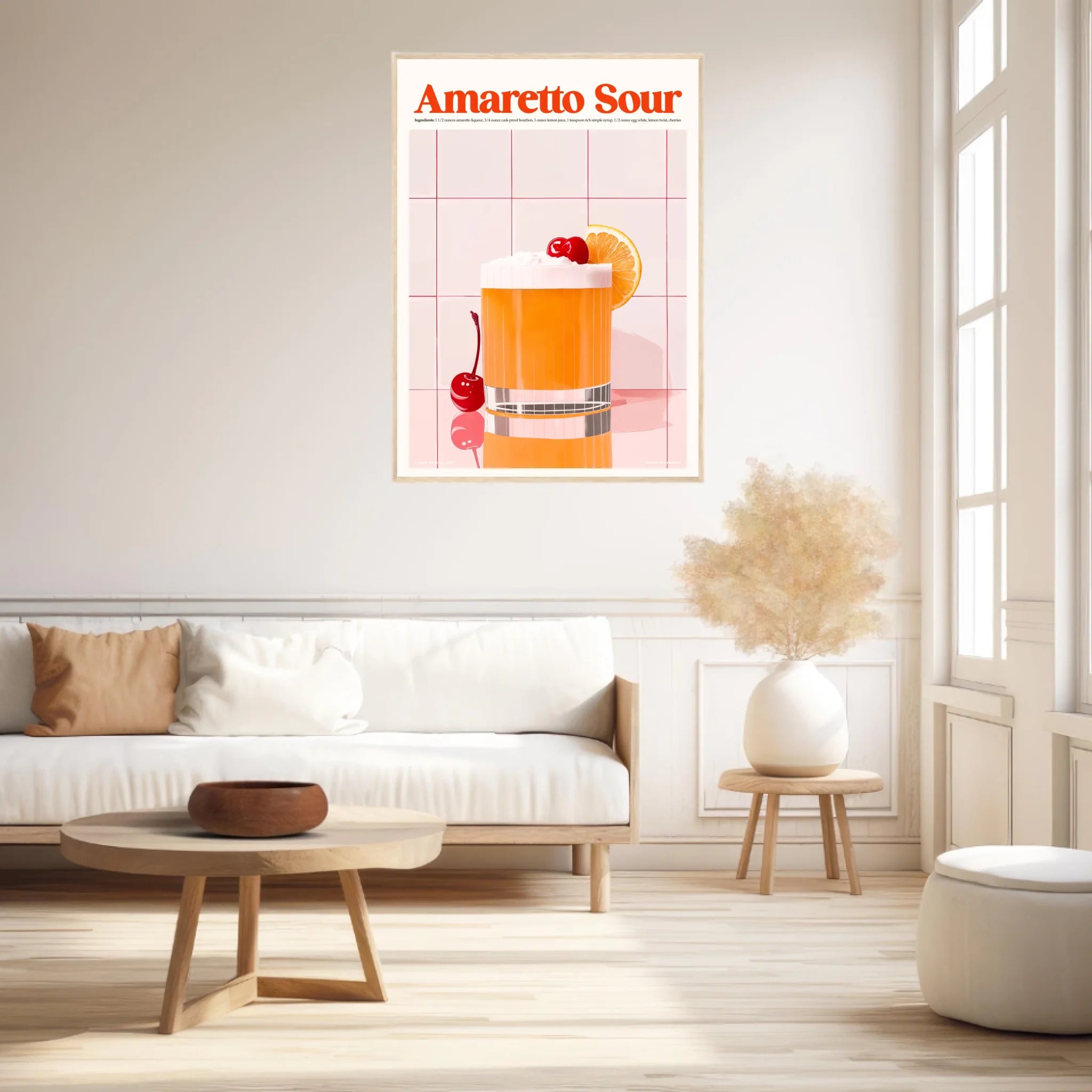 Affiche Et Tableau Cuisine Cocktail Amaretto Sour