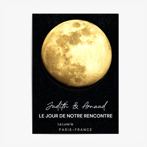 Affiche Phase De La Lune Personnalisée