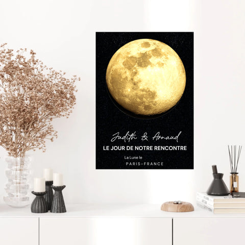 Affiche Phase De La Lune Personnalisée