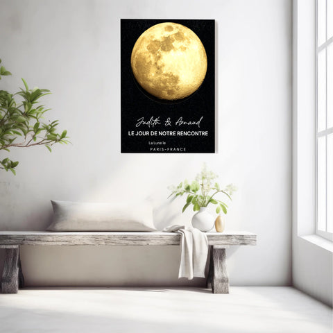 Affiche Phase De La Lune Personnalisée