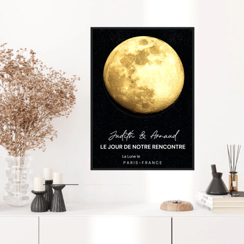 Affiche Phase De La Lune Personnalisée