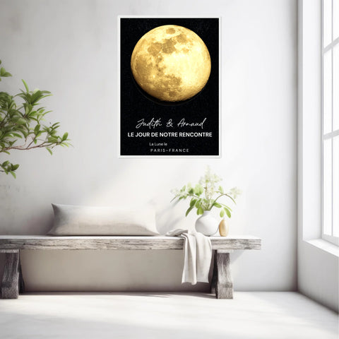 Affiche Phase De La Lune Personnalisée