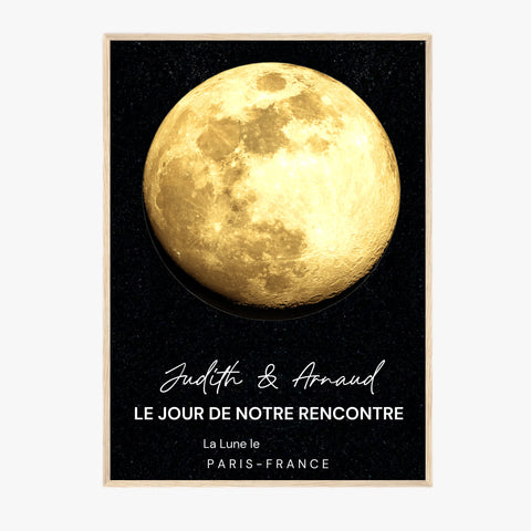 Affiche Phase De La Lune Personnalisée