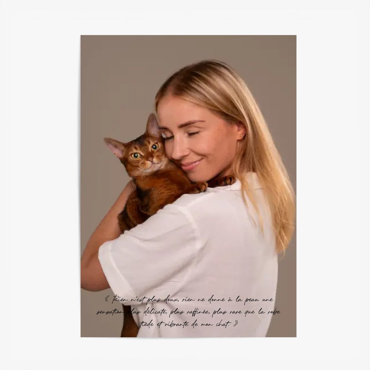 Tableau Photo Personnalisé Chat