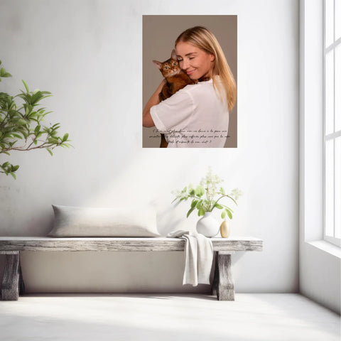 Tableau Photo Personnalisé Chat
