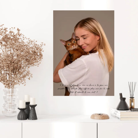 Tableau Photo Personnalisé Chat