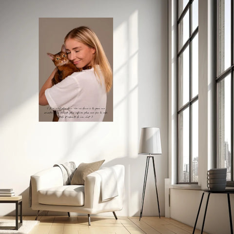 Tableau Photo Personnalisé Chat