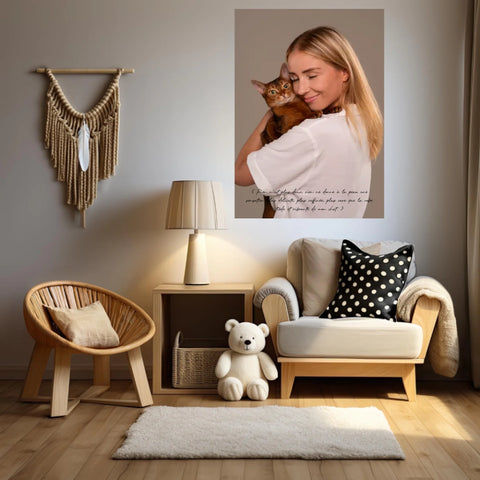 Tableau Photo Personnalisé Chat