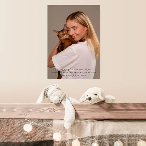 Tableau Photo Personnalisé Chat