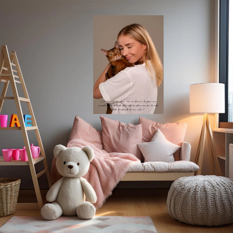 Tableau Photo Personnalisé Chat