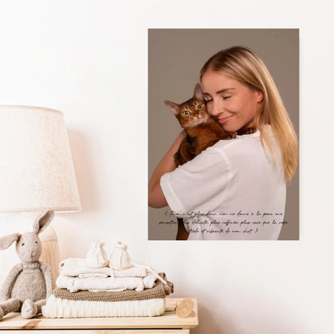 Tableau Photo Personnalisé Chat