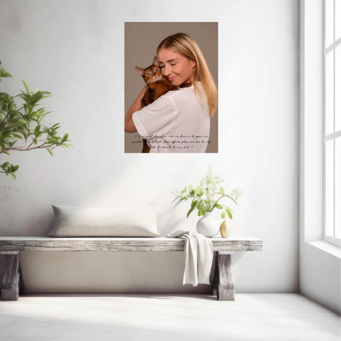 Tableau Photo Personnalisé Chat