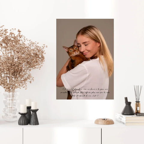 Tableau Photo Personnalisé Chat