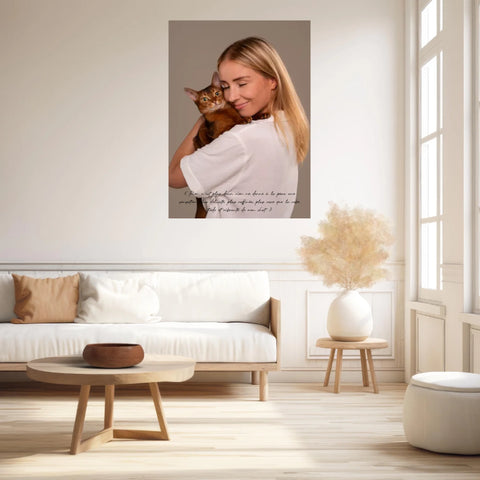 Tableau Photo Personnalisé Chat