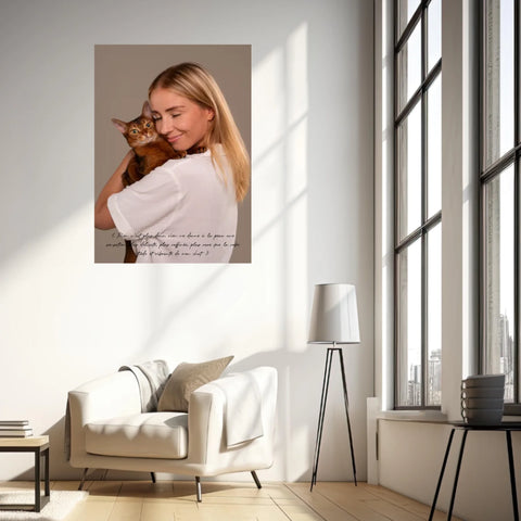 Tableau Photo Personnalisé Chat