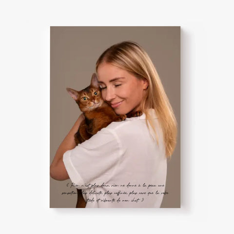 Tableau Photo Personnalisé Chat