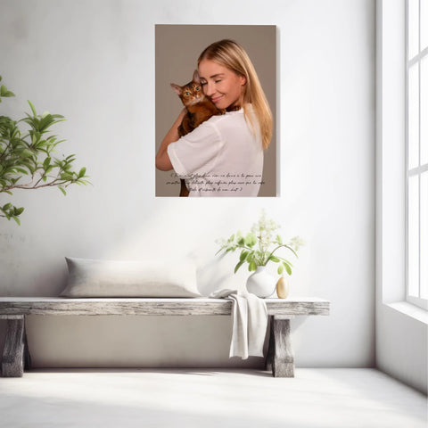 Tableau Photo Personnalisé Chat