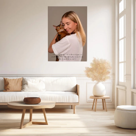 Tableau Photo Personnalisé Chat