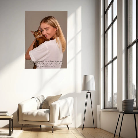 Tableau Photo Personnalisé Chat