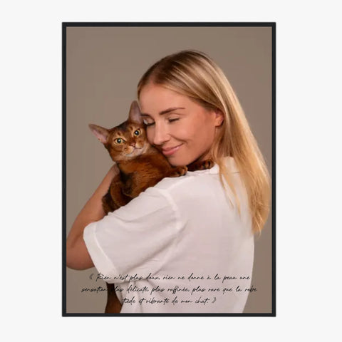 Tableau Photo Personnalisé Chat